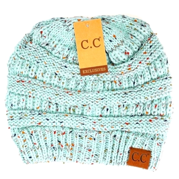 C.C Mint Green Confetti Hat - Picture 5 of 5
